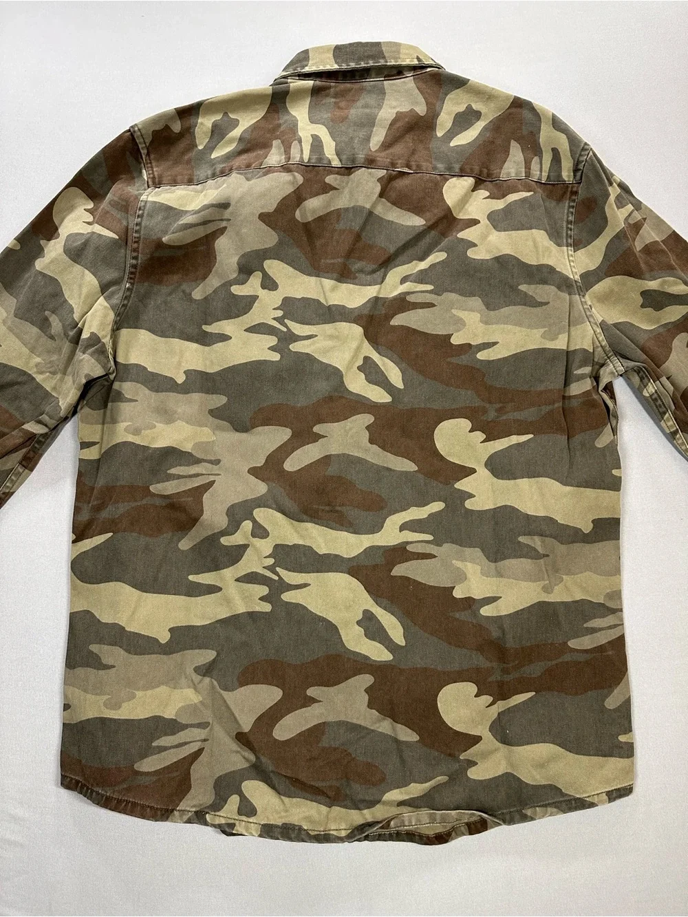 NWT Aeropostale Long Sleeve Camo Workwear Button-Down Shirt - Mens Medium